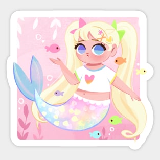 Pastel Mermaid Sticker